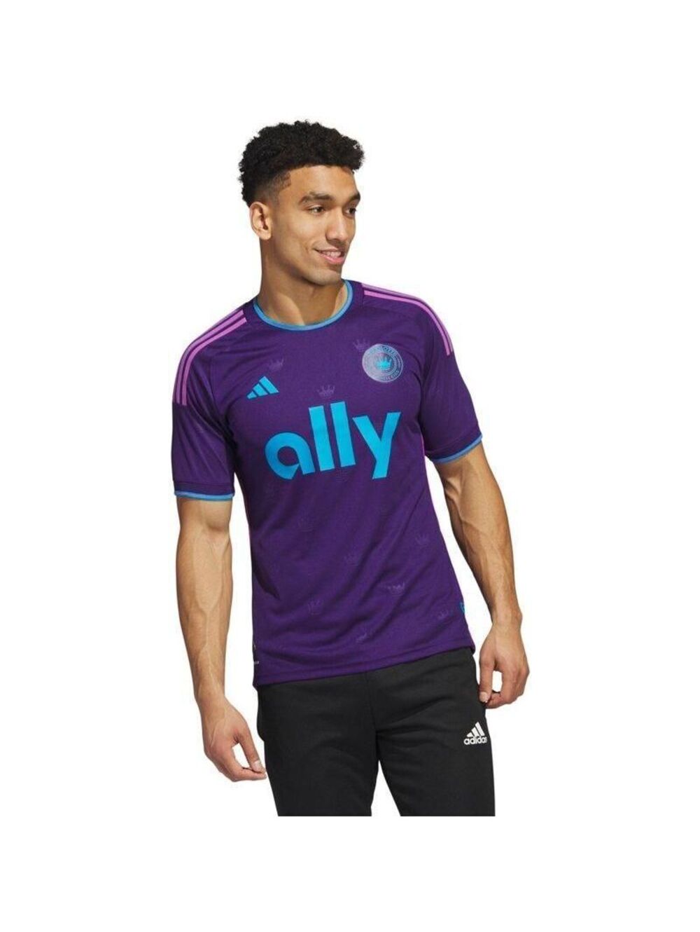 Men's Authentic Adidas Charlotte FC Away Jersey 2023-m